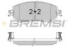 BREMSI BP3570 Brake Pad Set, disc brake